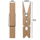 Prendedor De Roupas Em Madeira | 36 Un | Kaztec